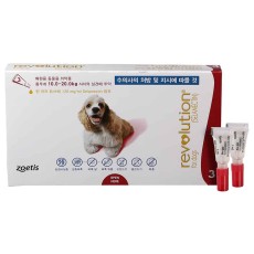 레볼루션 강아지 10kg ~ 20kg 3p 레드