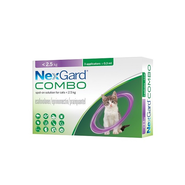 넥스가드캣 콤보액 스몰(0~2.5kg) 3EA